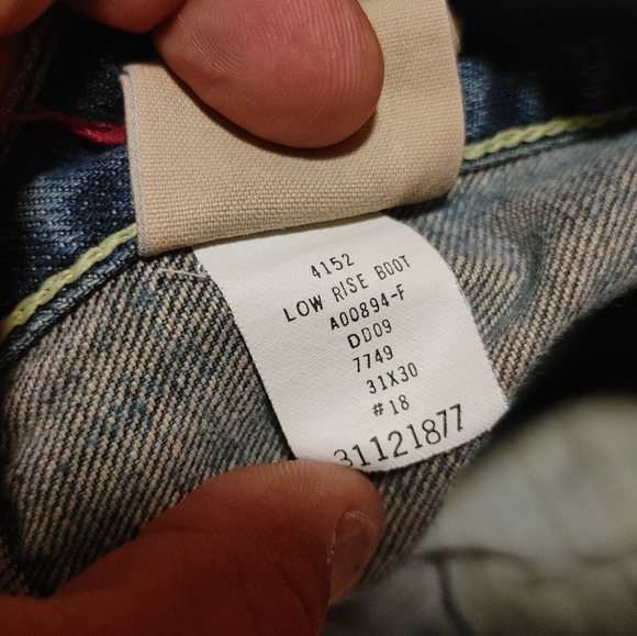 Extra Heavy Ounce OG 5 Pocket Low Fly Bootcut Denim 31x30 - Picture 10 of 11